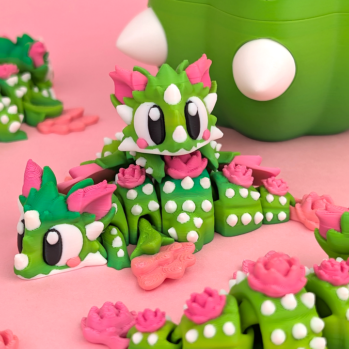 Big Eyed Cactus Bloom Dragon