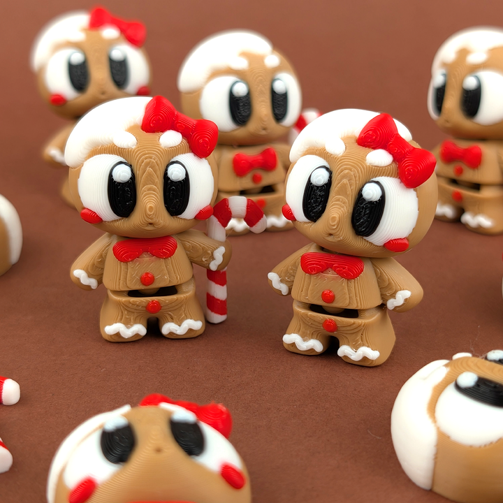 Big Eyed Gingerbread Cookies