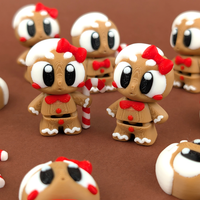 Big Eyed Gingerbread Cookies