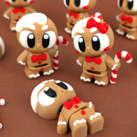 Big Eyed Gingerbread Cookies