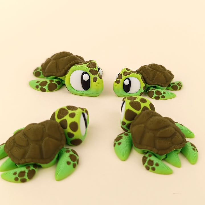 Big Eyed Sea Turtle