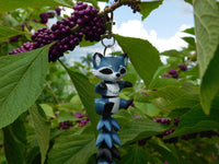 Fluffy Tail Racoon Key Chain