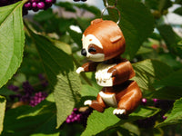 Fluffy Tail Sloth Key Chain