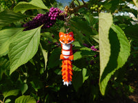 Fluffy Tail Fox Key Chain