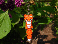 Fluffy Tail Fox Key Chain