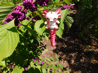 Fluffy Tail Axolotl Key Chain