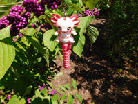Fluffy Tail Axolotl Key Chain