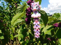 Fluffy Tail Unicorn Key Chain
