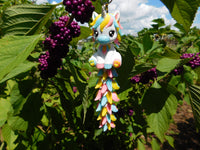 Fluffy Tail Unicorn Key Chain