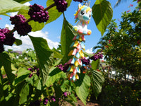 Fluffy Tail Unicorn Key Chain
