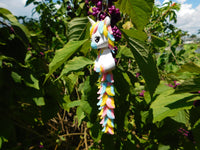 Fluffy Tail Unicorn Key Chain