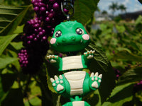 Fluffy Tail Gator Key Chain