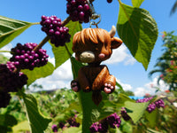 Fluffy Tail Highlander Cow Key Chain