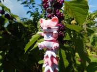 Fluffy Tail Cat Key Chain