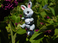 Fluffy Tail Bunny Key Chain